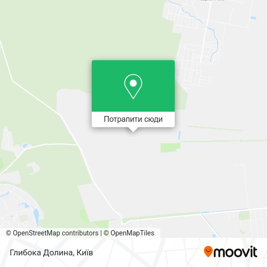 Карта Глибока Долина