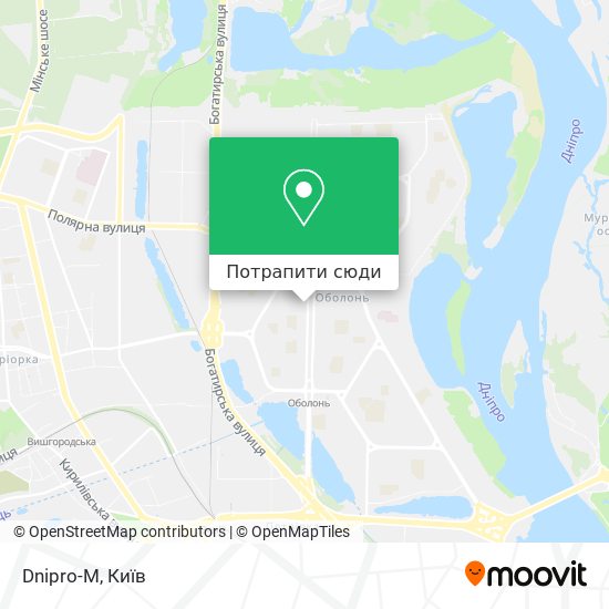 Карта Dnipro-M