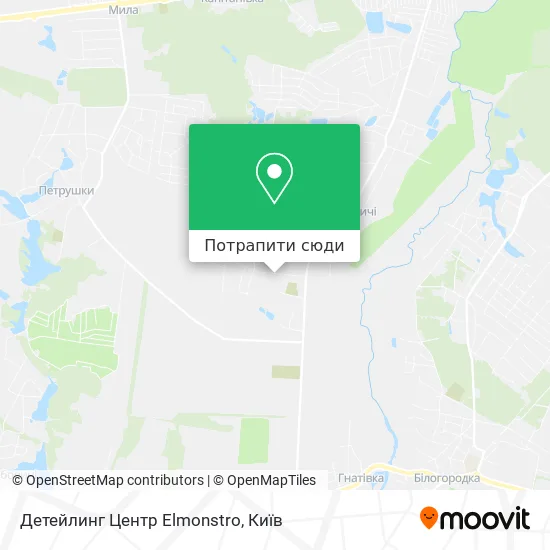 Карта Детейлинг Центр Elmonstro