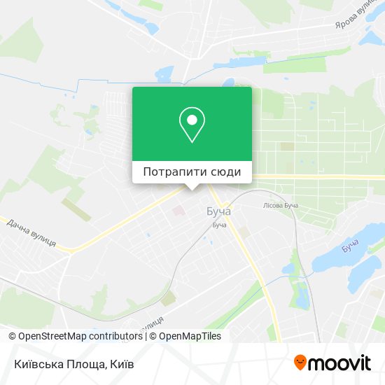 Карта Київська Площа