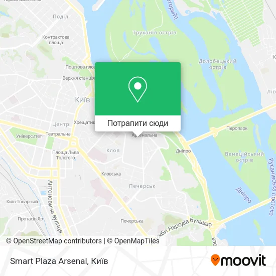 Карта Smart Plaza Arsenal