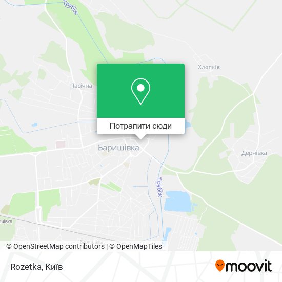 Карта Rozetka
