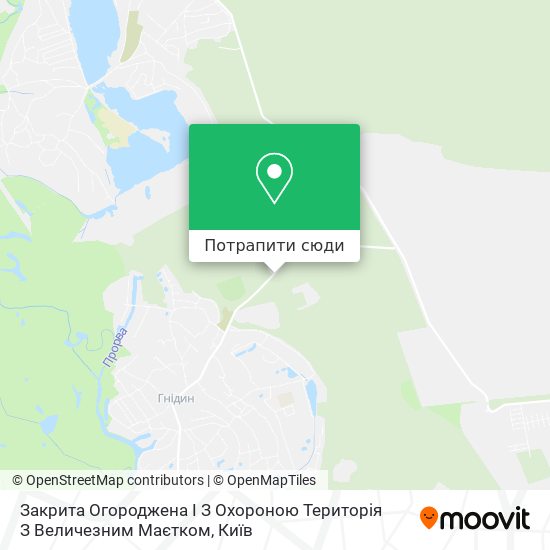 Карта Закрита Огороджена І З Охороною Територія З Величезним Маєтком