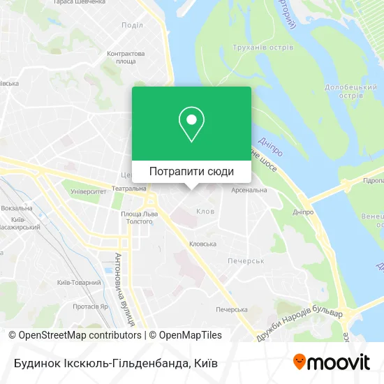 Карта Будинок Ікскюль-Гільденбанда