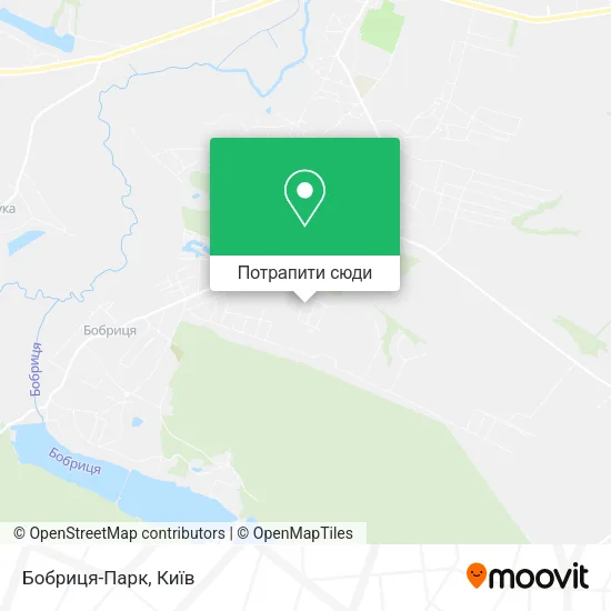 Карта Бобриця-Парк