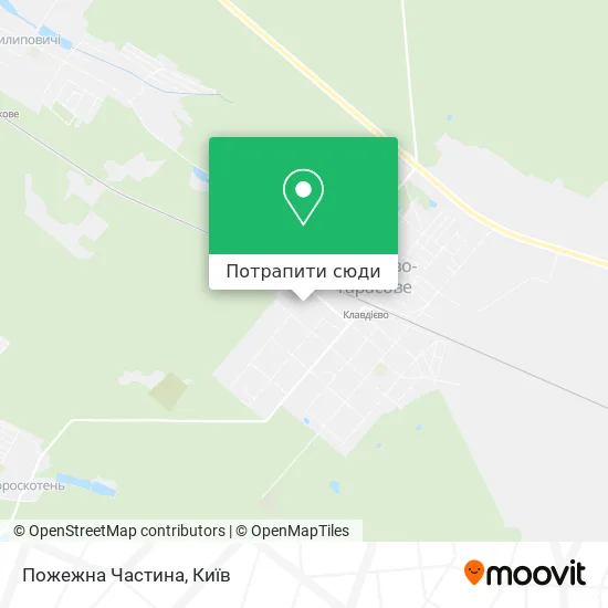 Карта Пожежна Частина