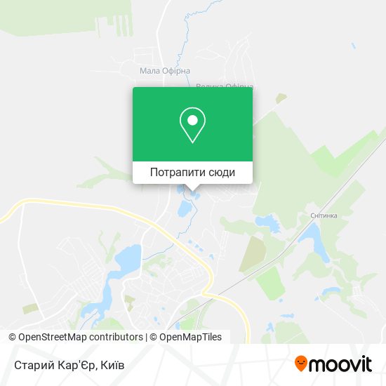 Карта Старий Кар'Єр