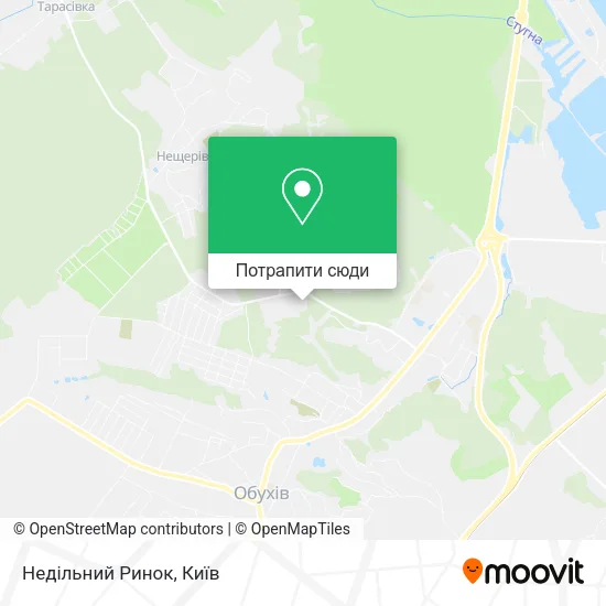 Карта Недільний Ринок