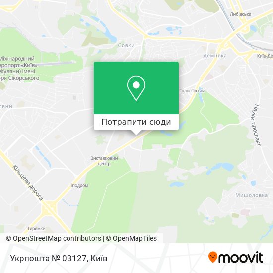 Карта Укрпошта № 03127