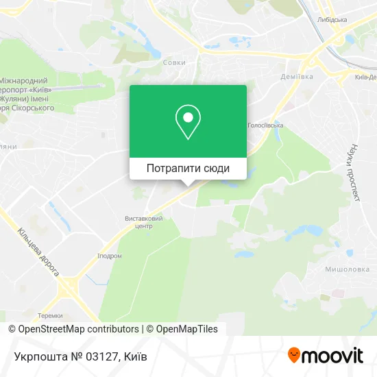 Карта Укрпошта № 03127