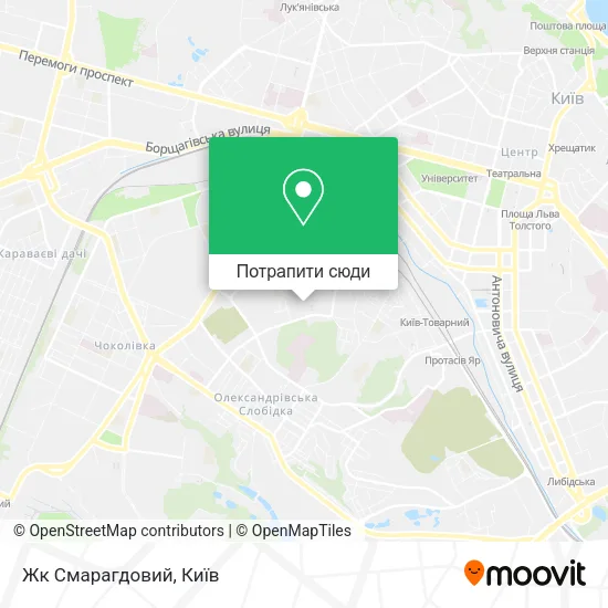 Карта Жк Смарагдовий