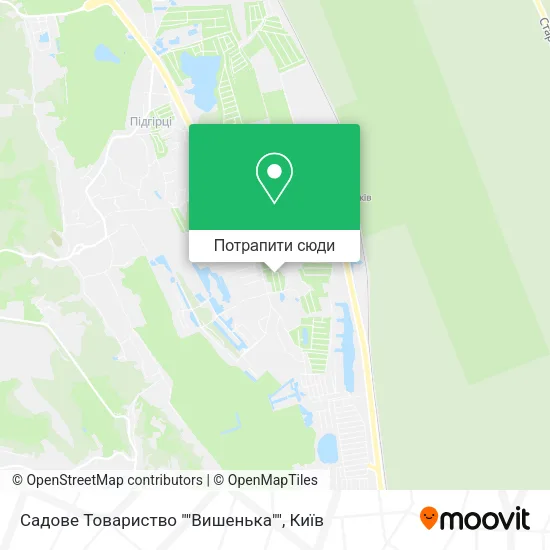 Карта Садове Товариство ""Вишенька""