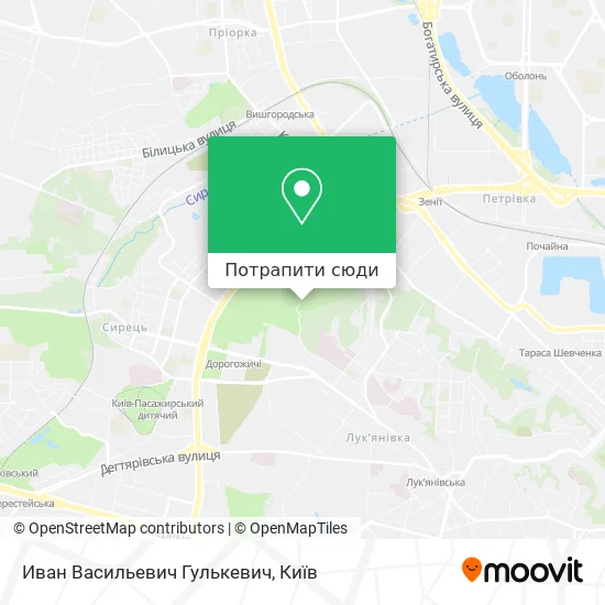 Карта Иван Васильевич Гулькевич