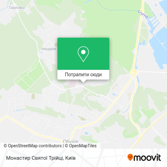 Карта Монастир Святої Трійці