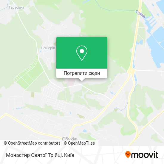 Карта Монастир Святої Трійці