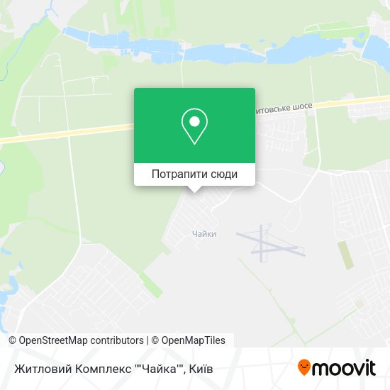 Карта Житловий Комплекс ""Чайка""