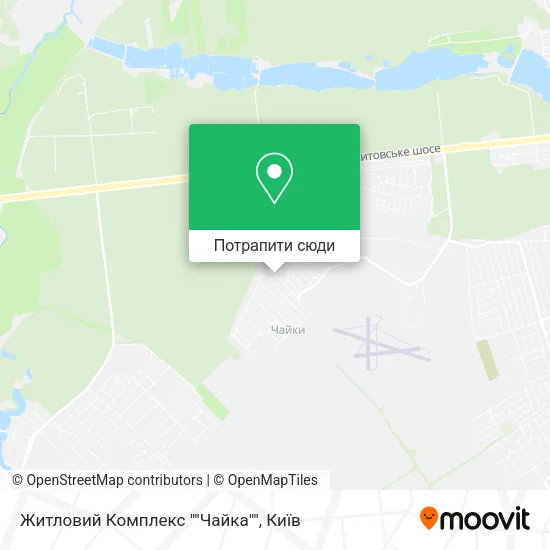 Карта Житловий Комплекс ""Чайка""