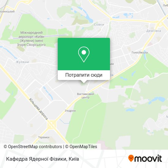 Карта Кафедра Ядерної Фізики