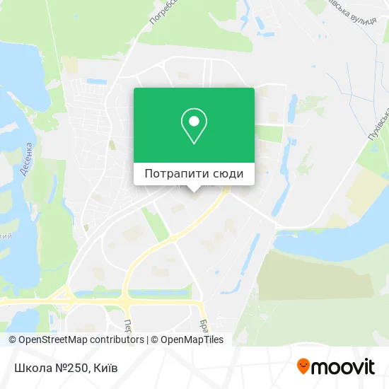 Карта Школа №250