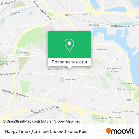 Карта Happy Time - Дитячий Садок-Школа