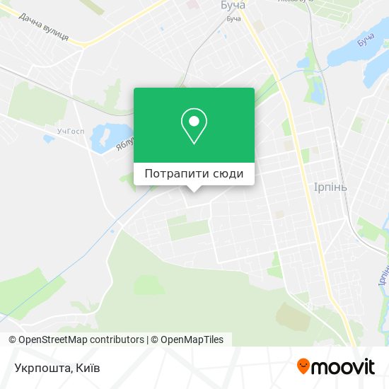 Карта Укрпошта