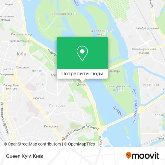 Карта Queen Kyiv