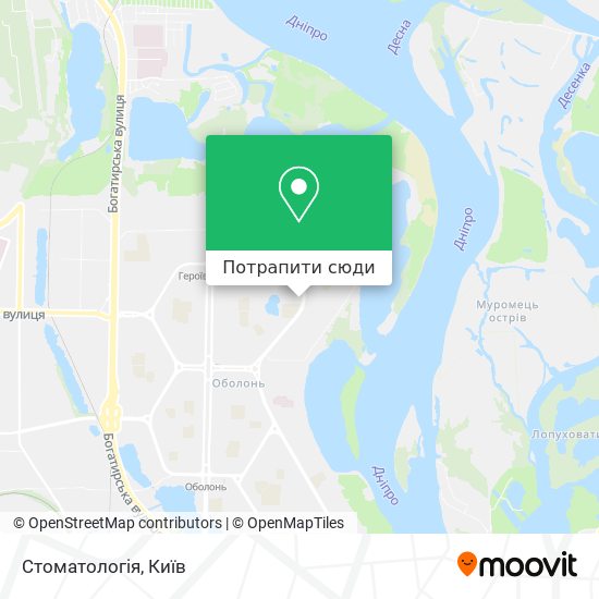 Карта Стоматологія