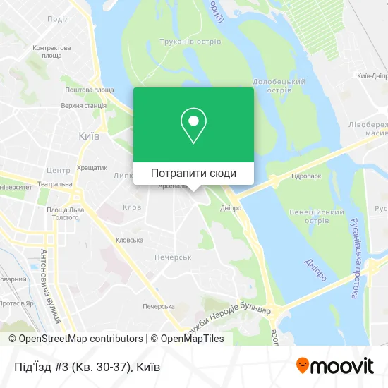 Карта Під'Їзд #3 (Кв. 30-37)