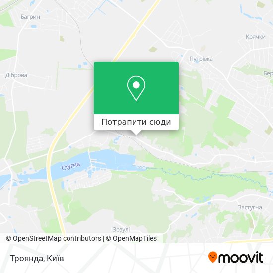 Карта Троянда