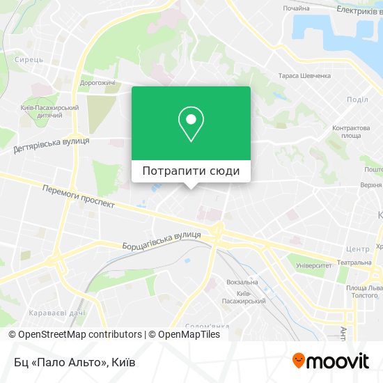 Карта Бц «Пало Альто»