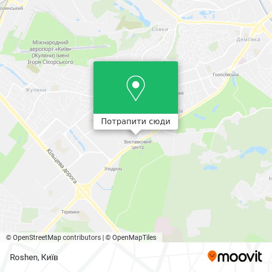 Карта Roshen