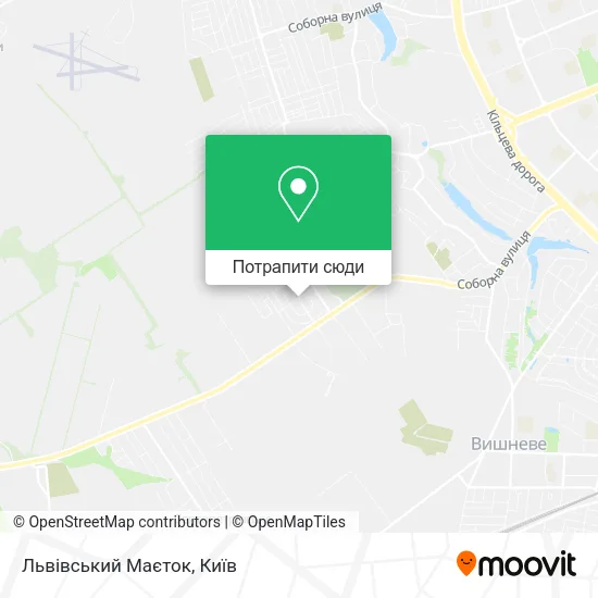 Карта Львівський Маєток