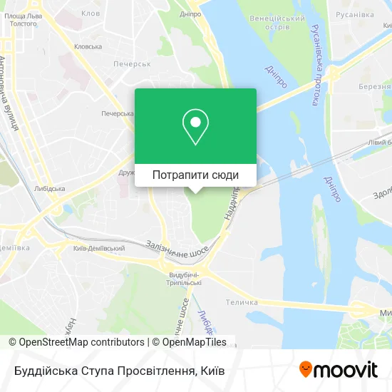 Карта Буддійська Ступа Просвітлення