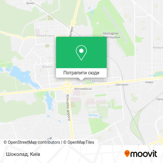 Карта Шоколад