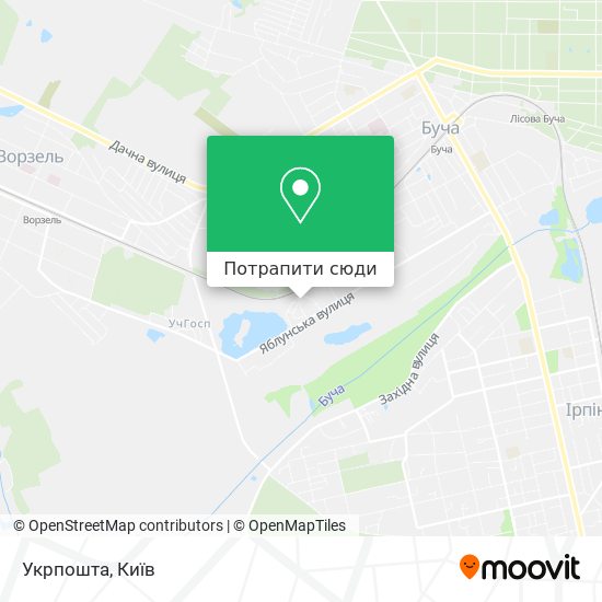 Карта Укрпошта