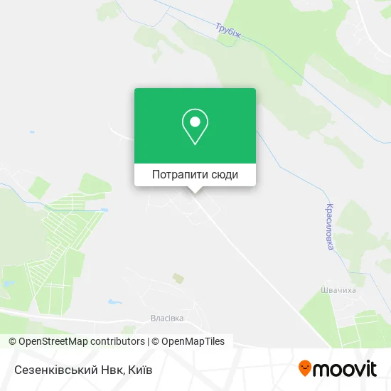 Карта Сезенківський Нвк