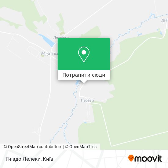 Карта Гніздо Лелеки