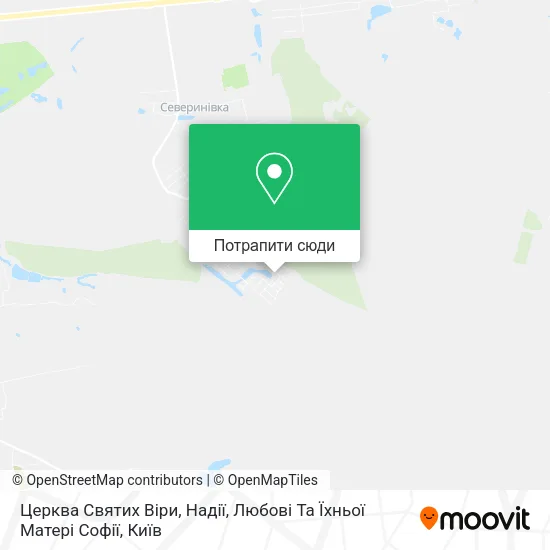 Карта Церква Святих Віри, Надії, Любові Та Їхньої Матері Софії