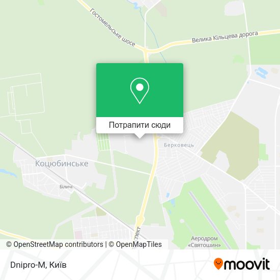 Карта Dnipro-M