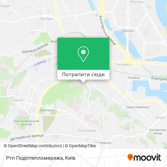 Карта Ртп Поділтепломережа