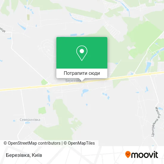 Карта Березівка