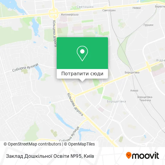 Карта Заклад Дошкільної Освіти №95