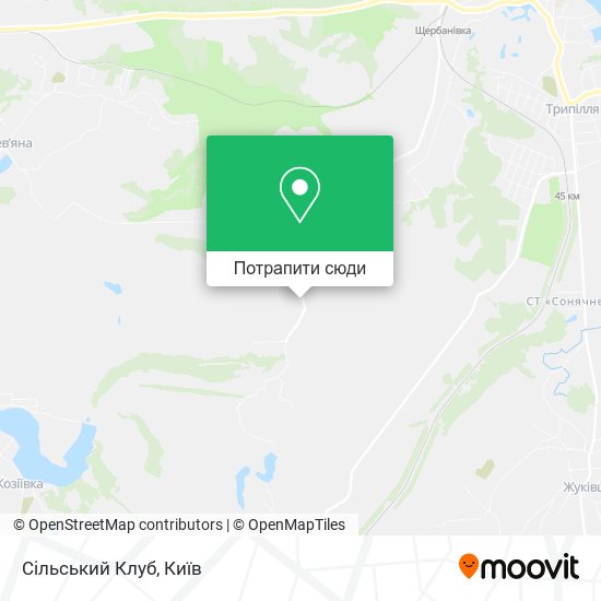Карта Сільський Клуб