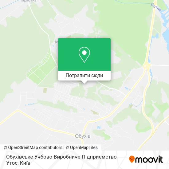 Карта Обухівське Учбово-Виробниче Підприємство Утос
