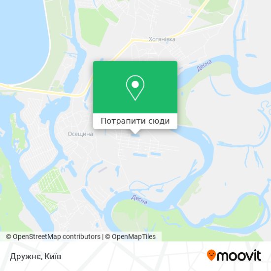 Карта Дружнє