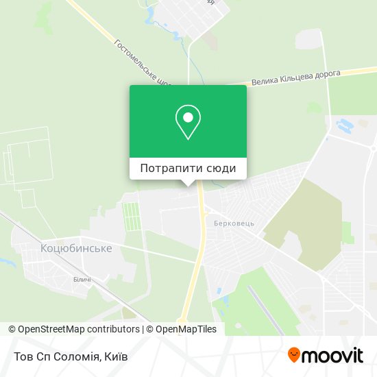 Карта Тов Сп Соломія