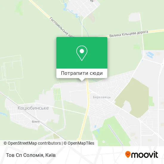 Карта Тов Сп Соломія