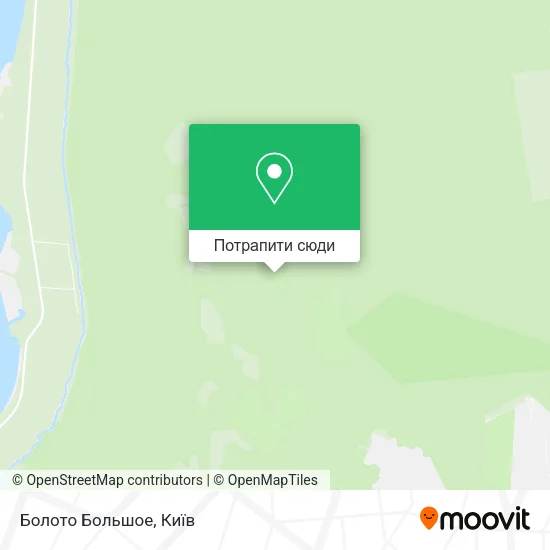 Карта Болото Большое