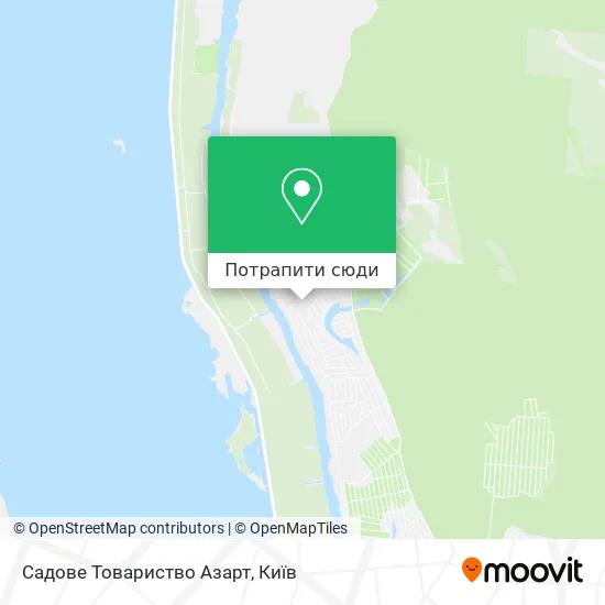 Карта Садове Товариство Азарт