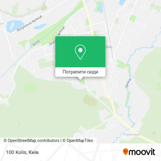 Карта 100 Kolis